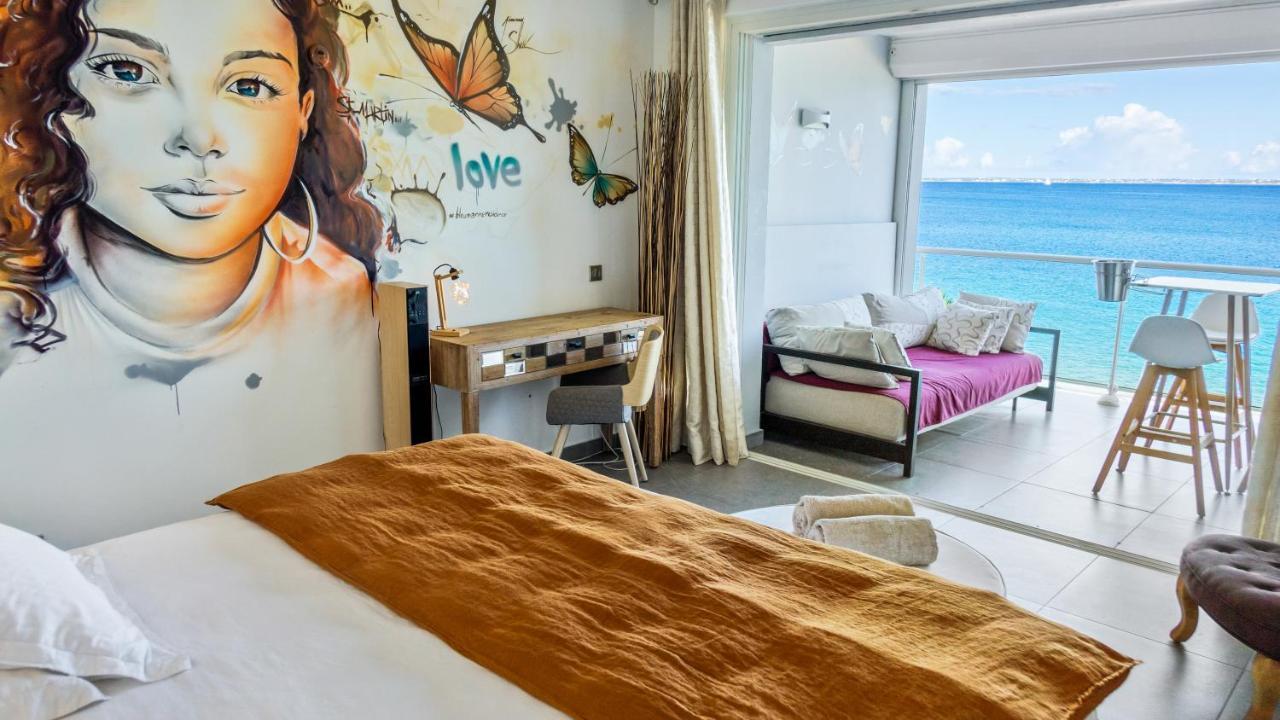 Official Page "Residence Bleu Marine" - Sea View Apartments & Studios - Saint-Martin French Side Grand Case Luaran gambar