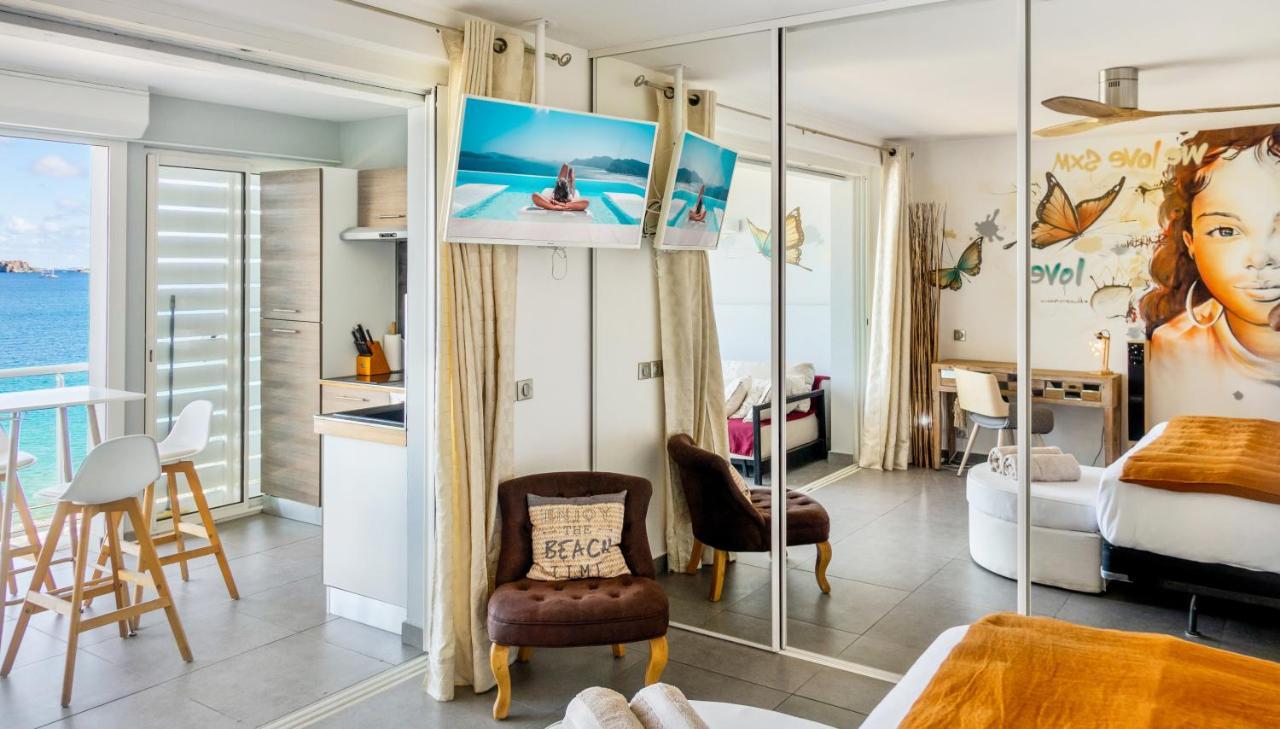 Official Page "Residence Bleu Marine" - Sea View Apartments & Studios - Saint-Martin French Side Grand Case Luaran gambar
