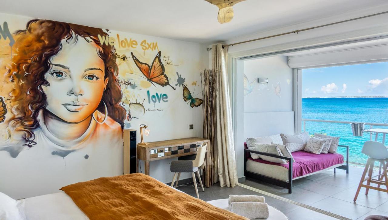 Official Page "Residence Bleu Marine" - Sea View Apartments & Studios - Saint-Martin French Side Grand Case Luaran gambar