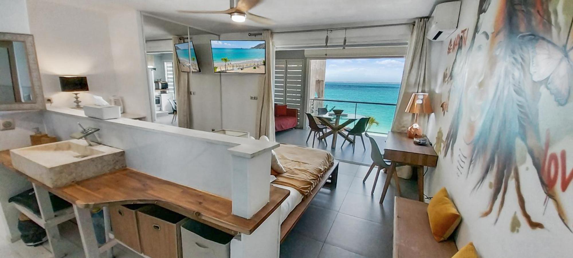 Official Page "Residence Bleu Marine" - Sea View Apartments & Studios - Saint-Martin French Side Grand Case Luaran gambar