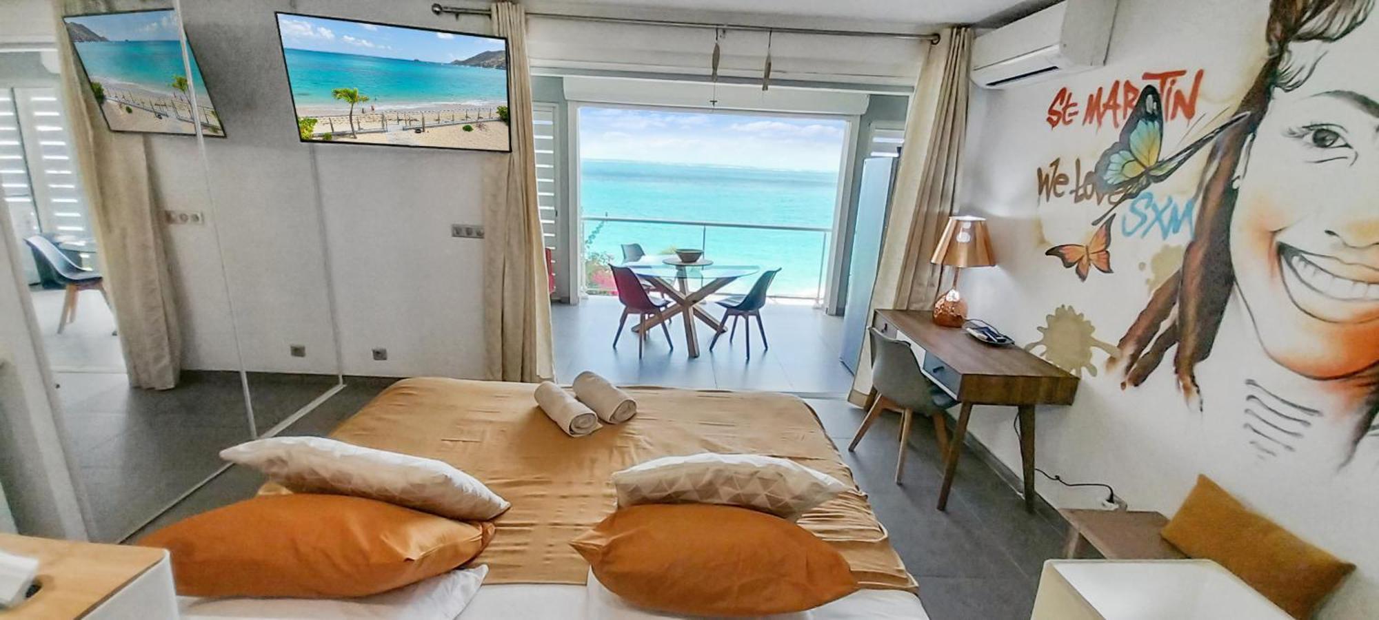 Official Page "Residence Bleu Marine" - Sea View Apartments & Studios - Saint-Martin French Side Grand Case Luaran gambar