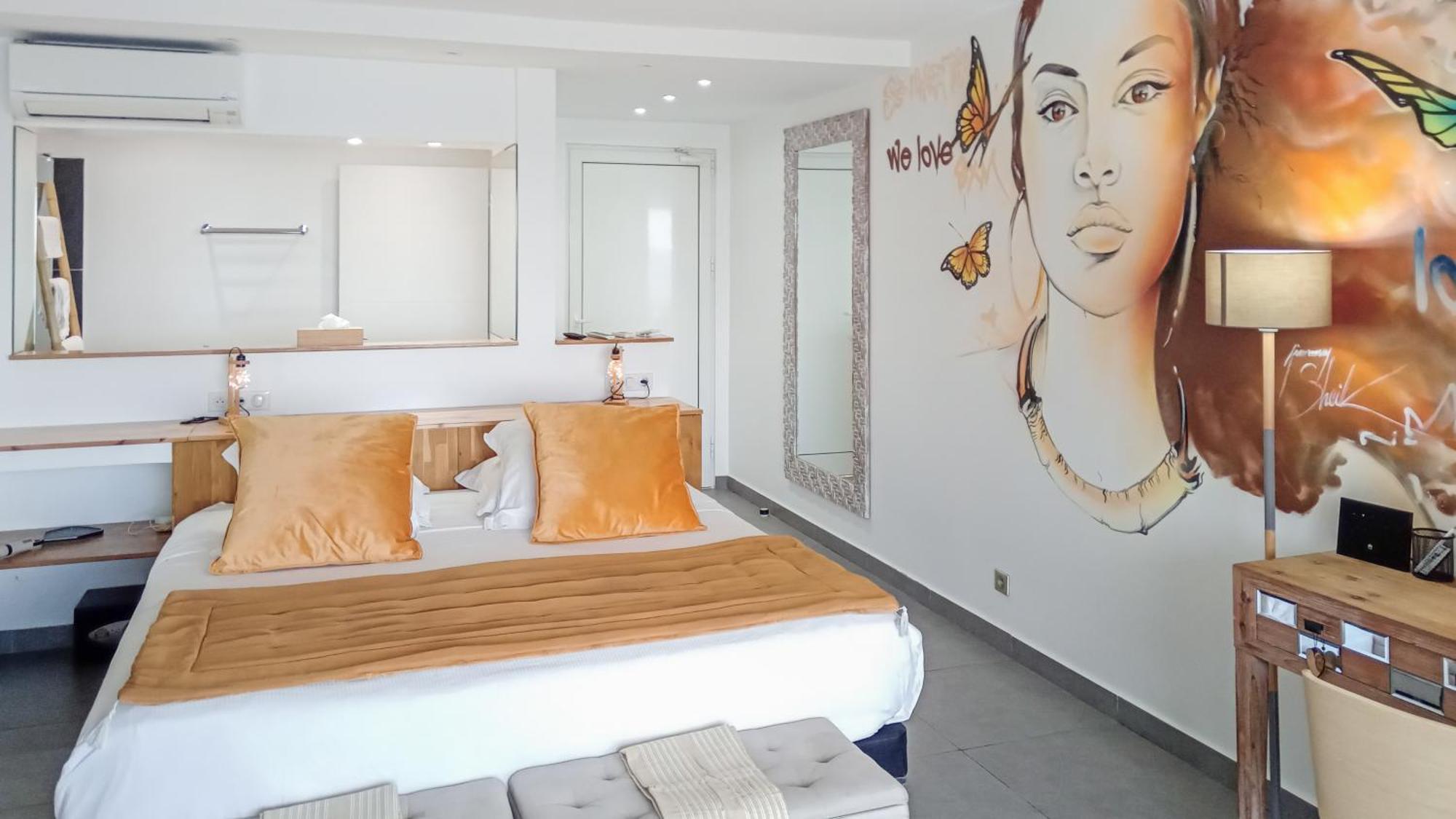 Official Page "Residence Bleu Marine" - Sea View Apartments & Studios - Saint-Martin French Side Grand Case Bilik gambar