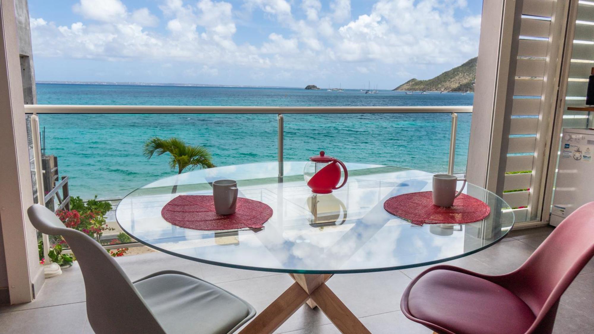 Official Page "Residence Bleu Marine" - Sea View Apartments & Studios - Saint-Martin French Side Grand Case Bilik gambar
